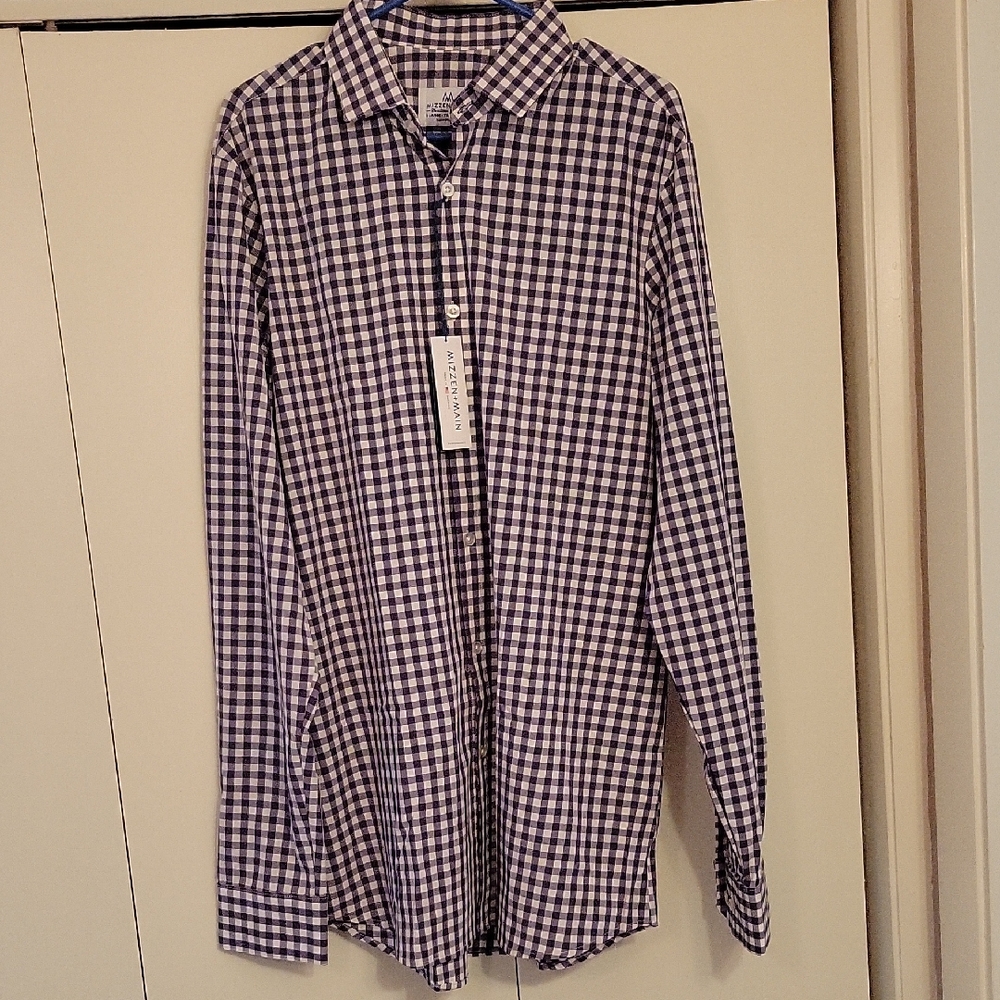 NWT Mizzen & Main Dress Shirt